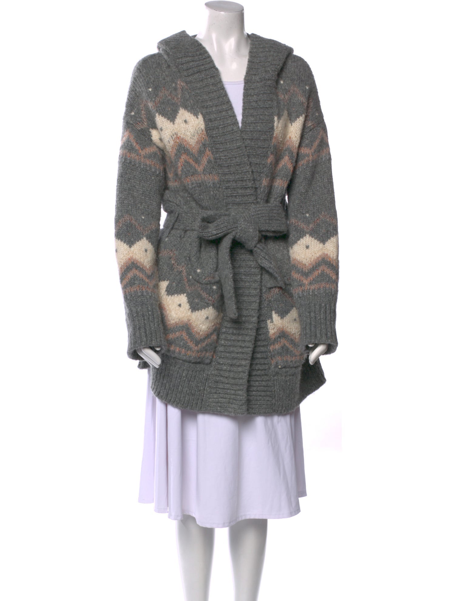 Ermanno Scervino Printed V-Neck Sweater