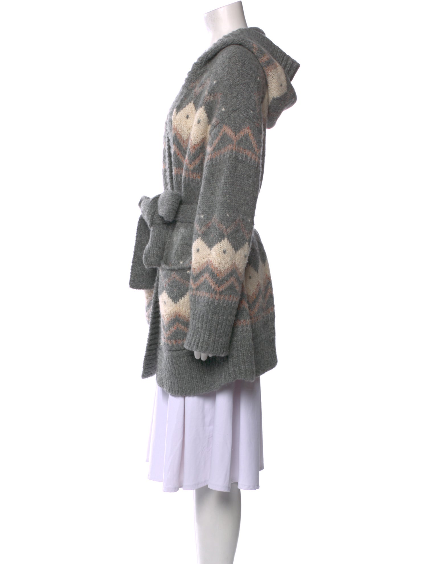 Ermanno Scervino Printed V-Neck Sweater