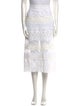 Ermanno Scervino Lace Pattern Midi Length Skirt