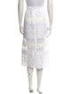 Ermanno Scervino Lace Pattern Midi Length Skirt