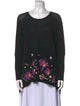 Ermanno Scervino Floral Print Scoop Neck Top