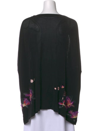 Ermanno Scervino Floral Print Scoop Neck Top