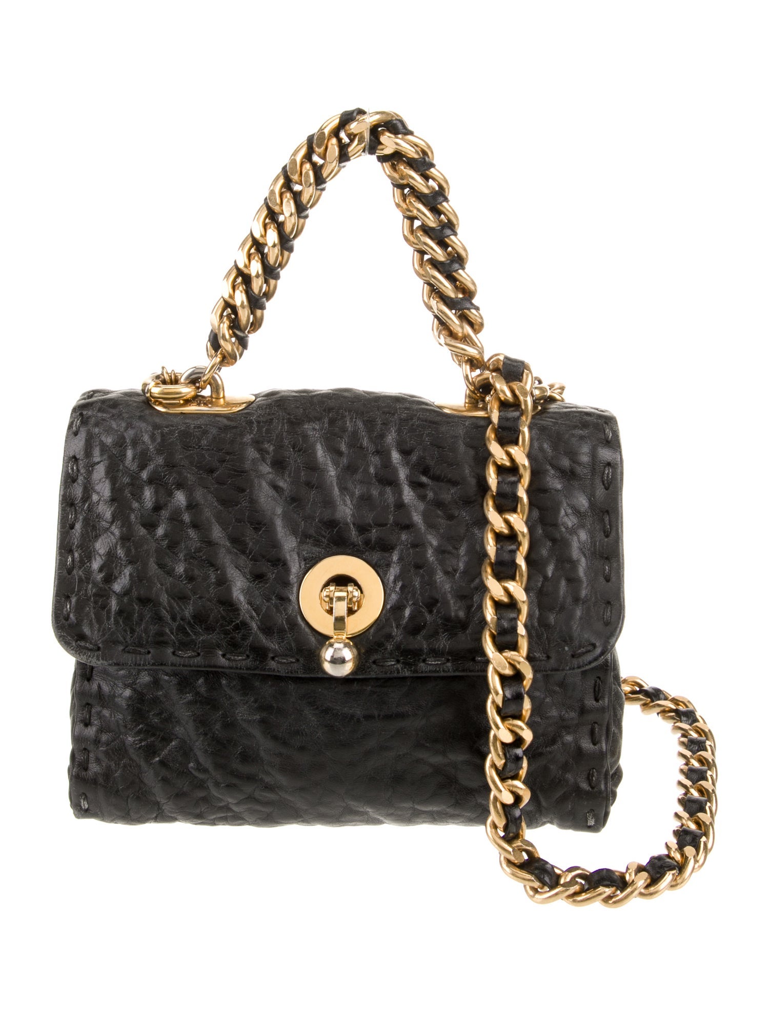 Ermanno Scervino Leather Evening Bag