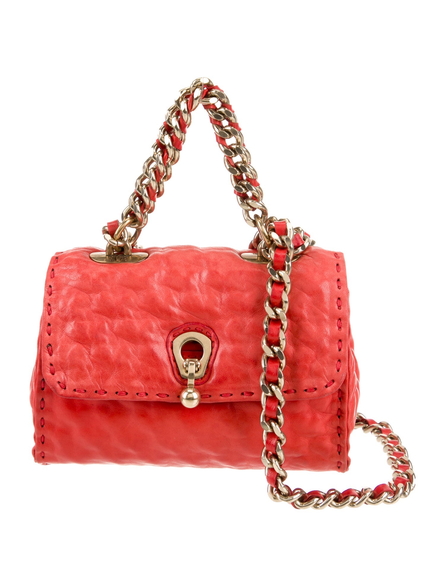 Ermanno Scervino Leather Top Handle Bag