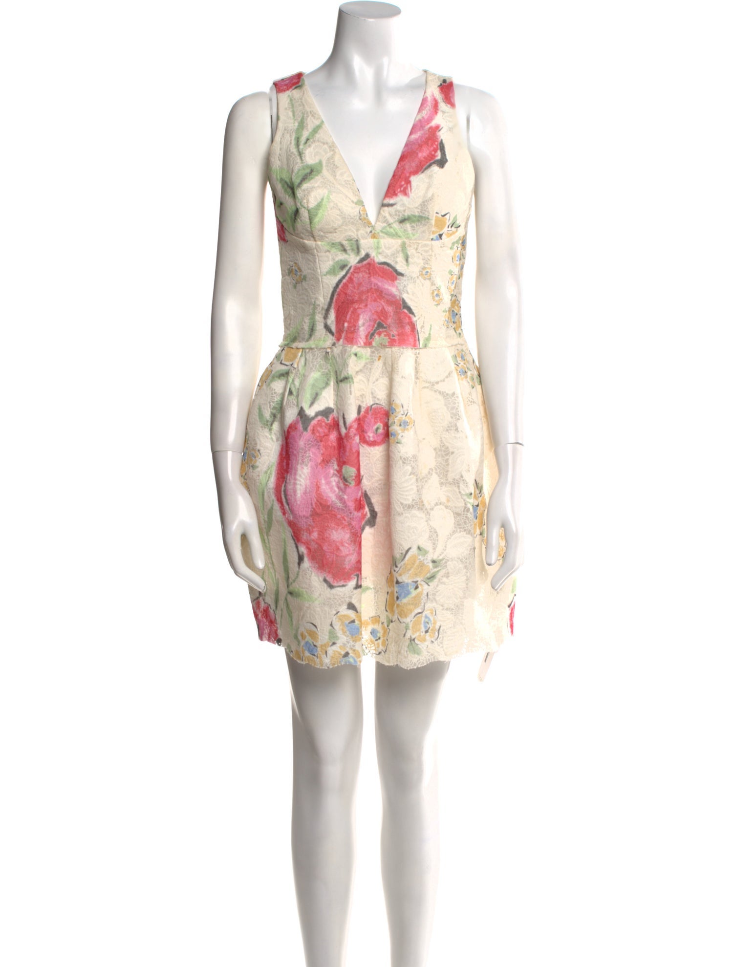 Ermanno Scervino Silk Mini Dress