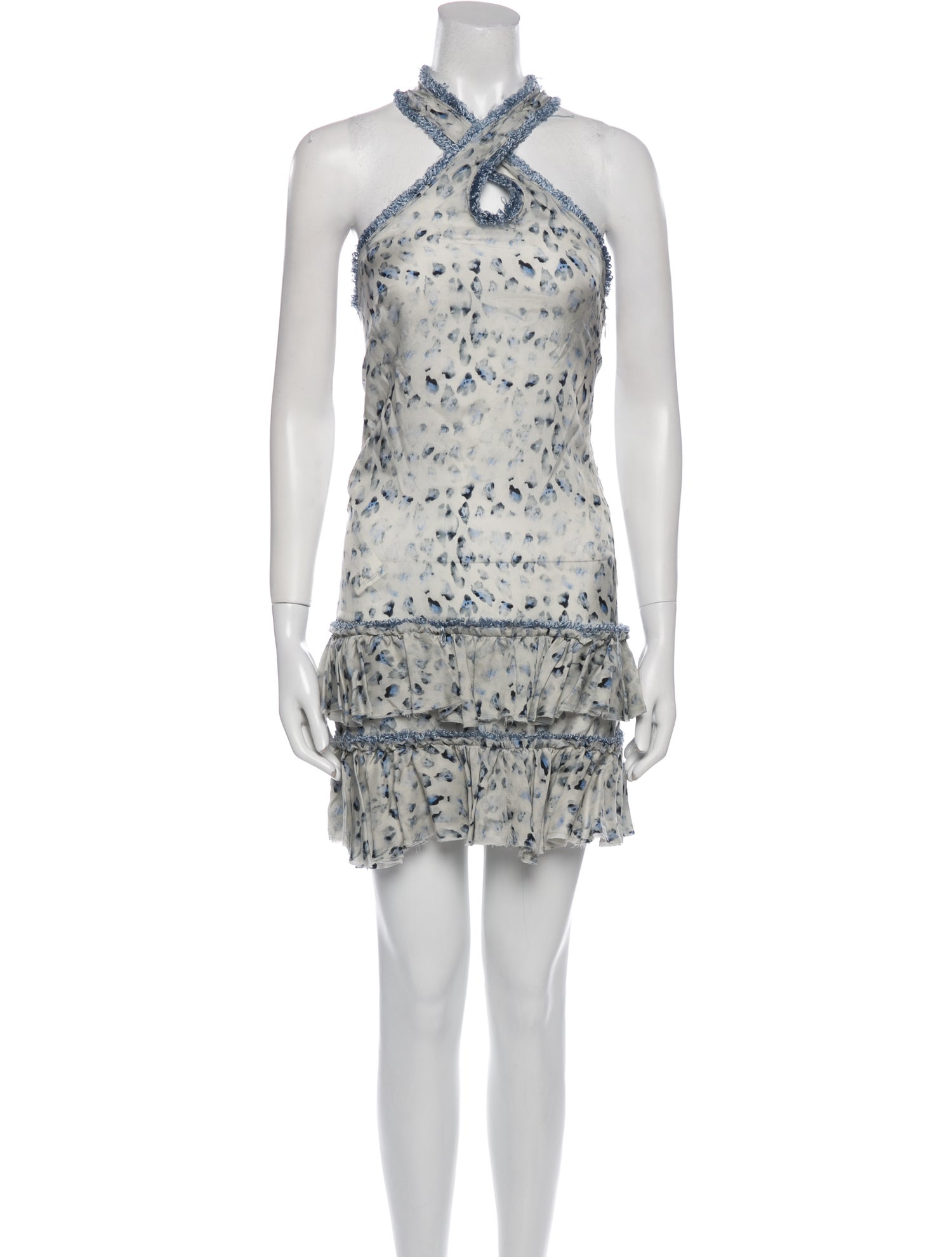Ermanno Scervino Printed Mini Dress