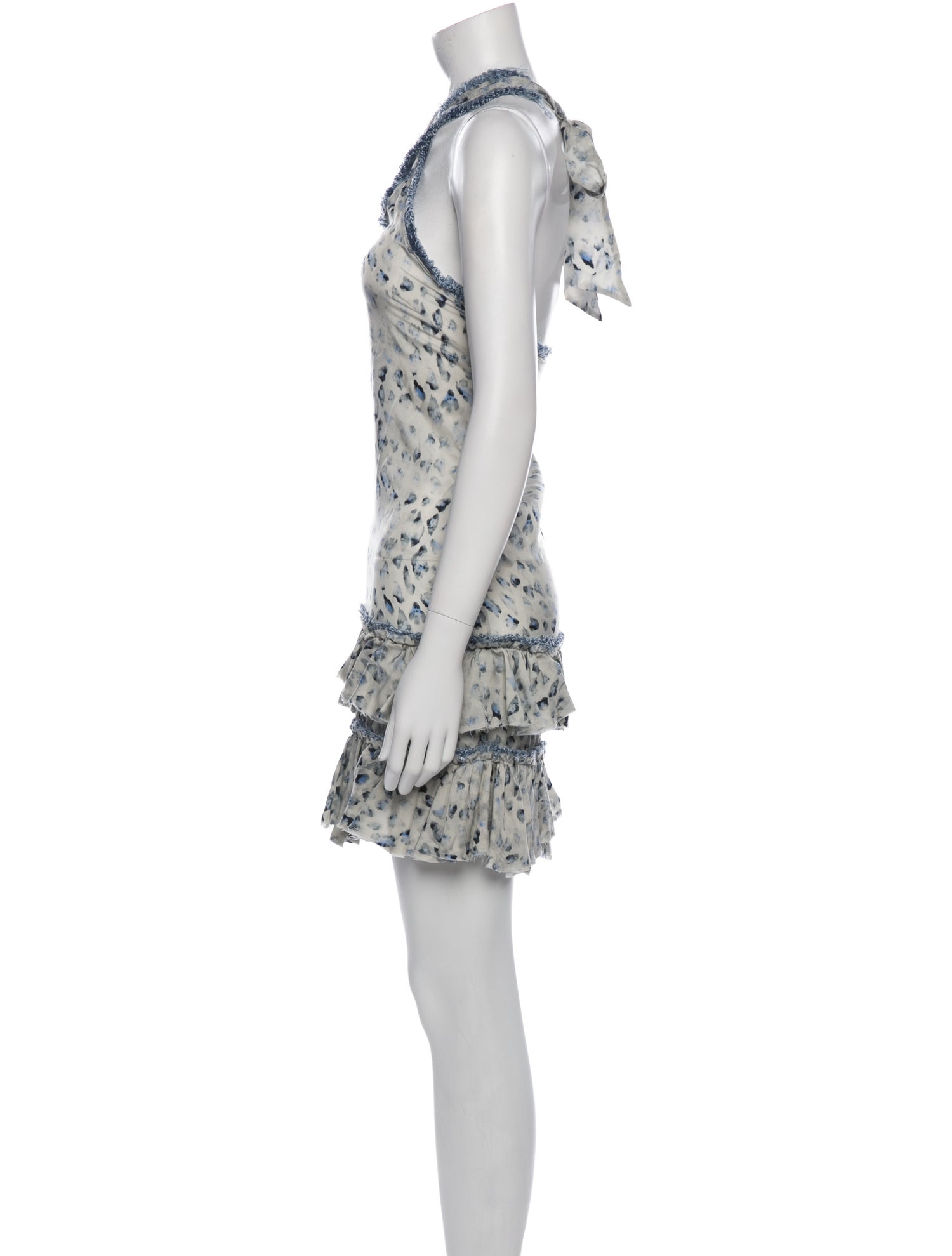 Ermanno Scervino Printed Mini Dress