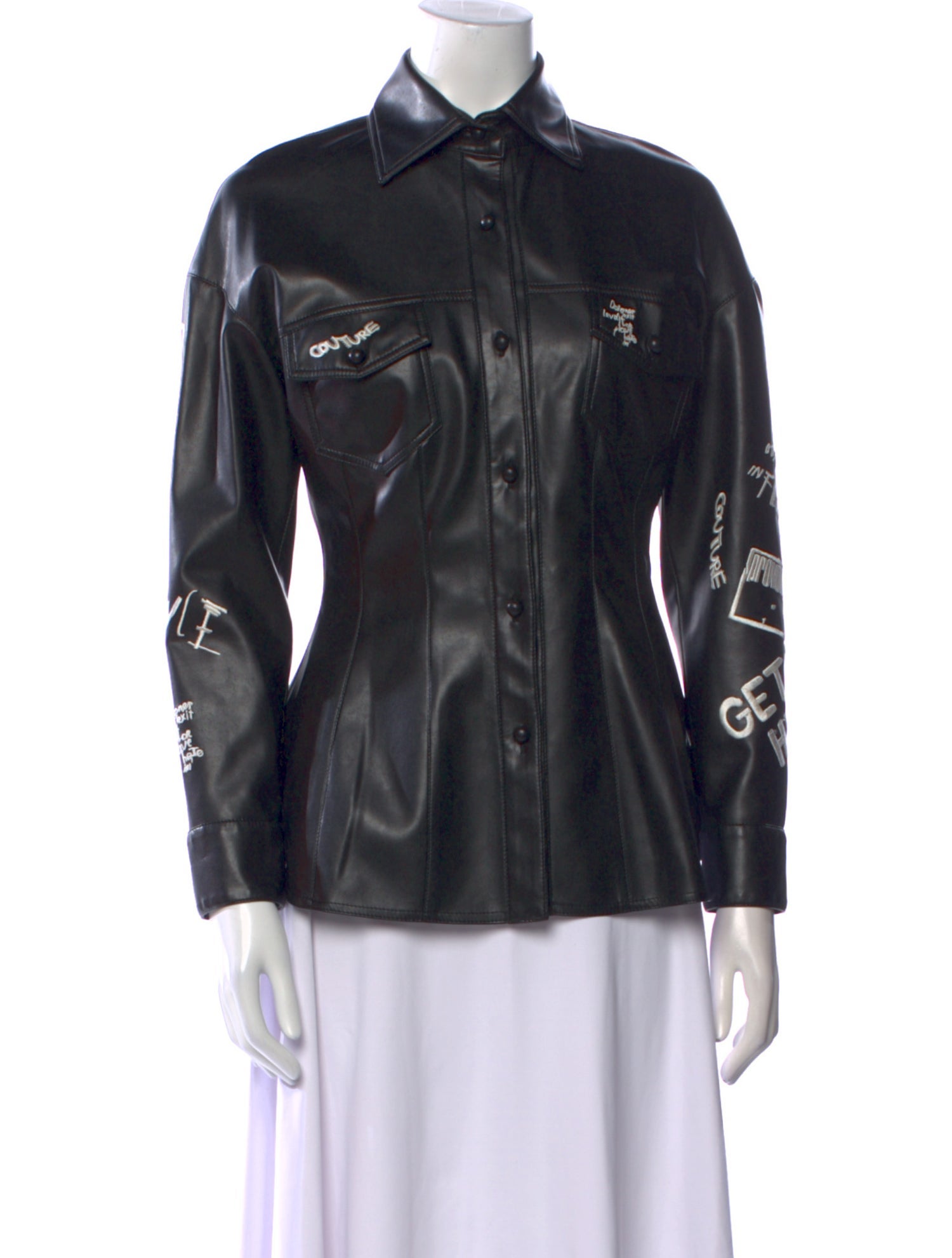 Ermanno Scervino Long Sleeve Button-Up Top