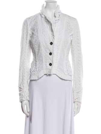Ermanno Scervino Tweed Pattern Evening Jacket