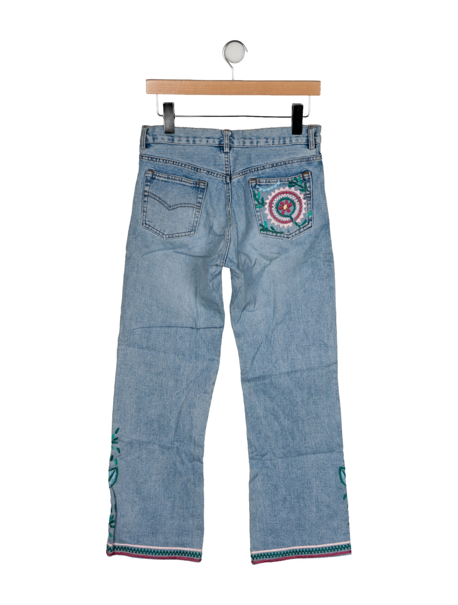 Ermanno Scervino Mid-Rise Wide Leg Jeans