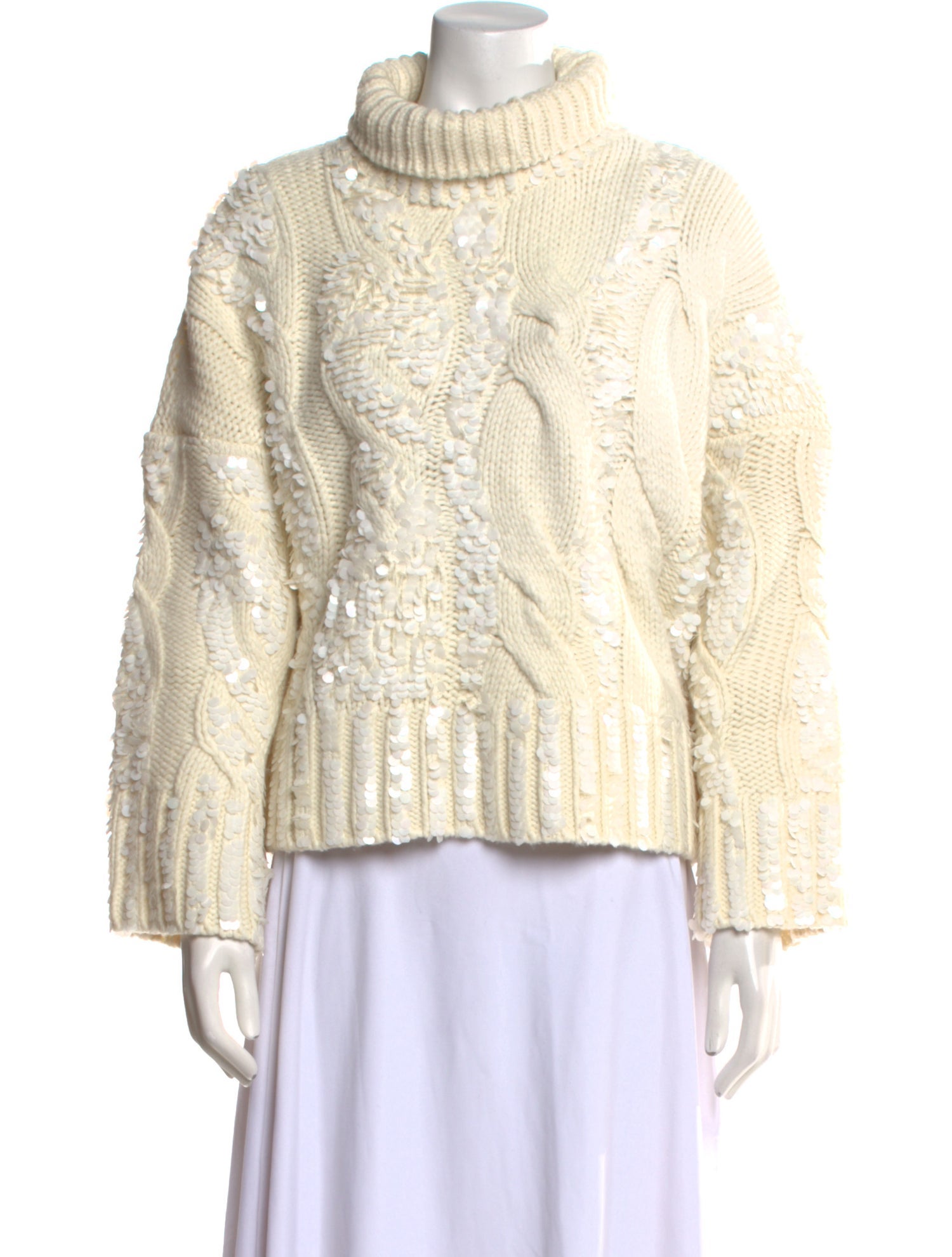 Ermanno Scervino Turtleneck Sweater w/ Tags