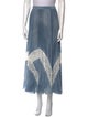 Ermanno Scervino Lace Pattern Midi Length Skirt