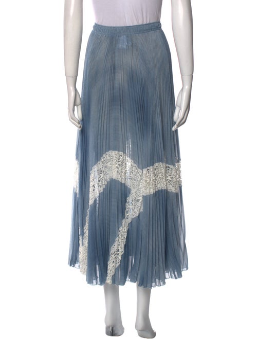 Ermanno Scervino Lace Pattern Midi Length Skirt