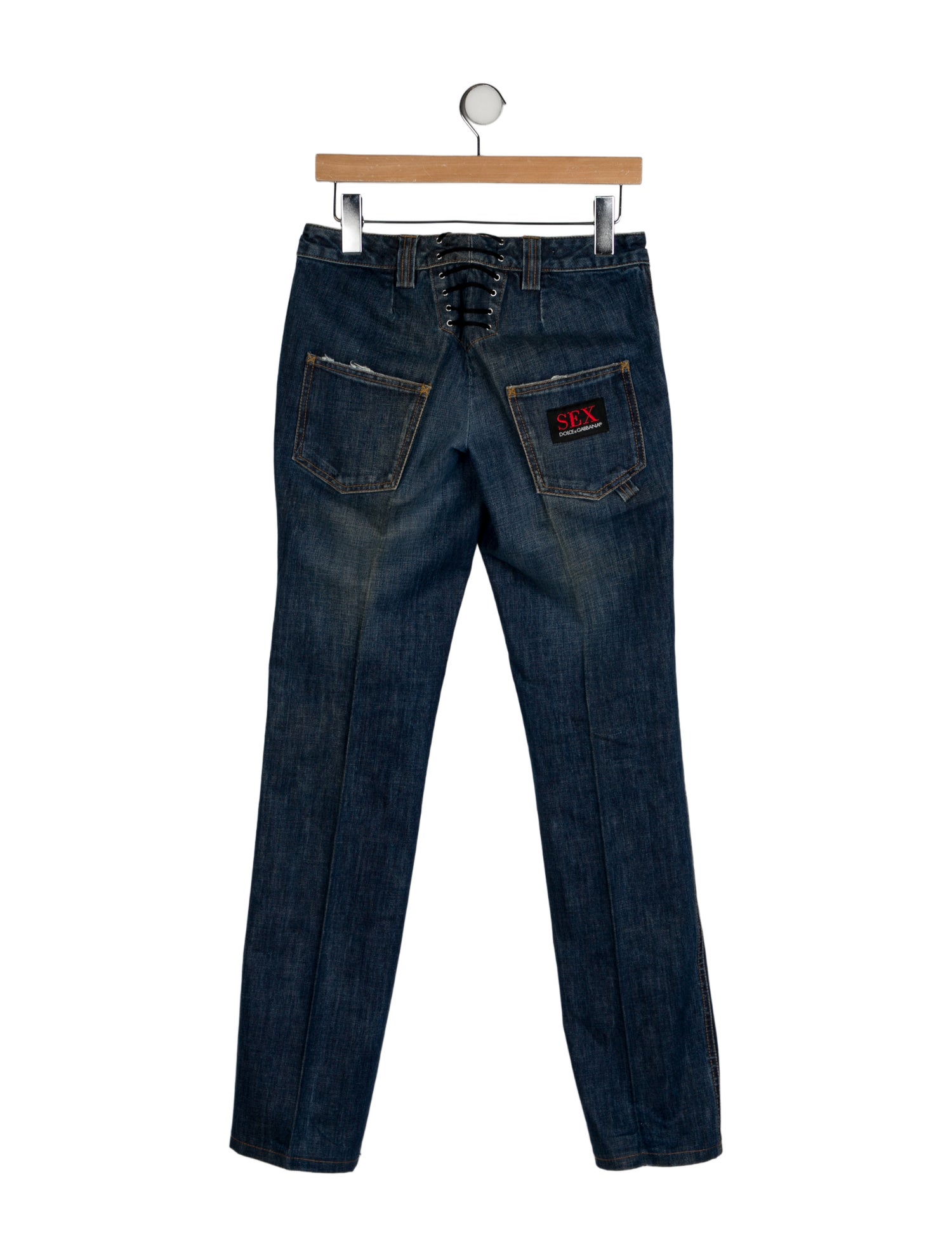 Ermanno Scervino Low-Rise Straight Leg Jeans