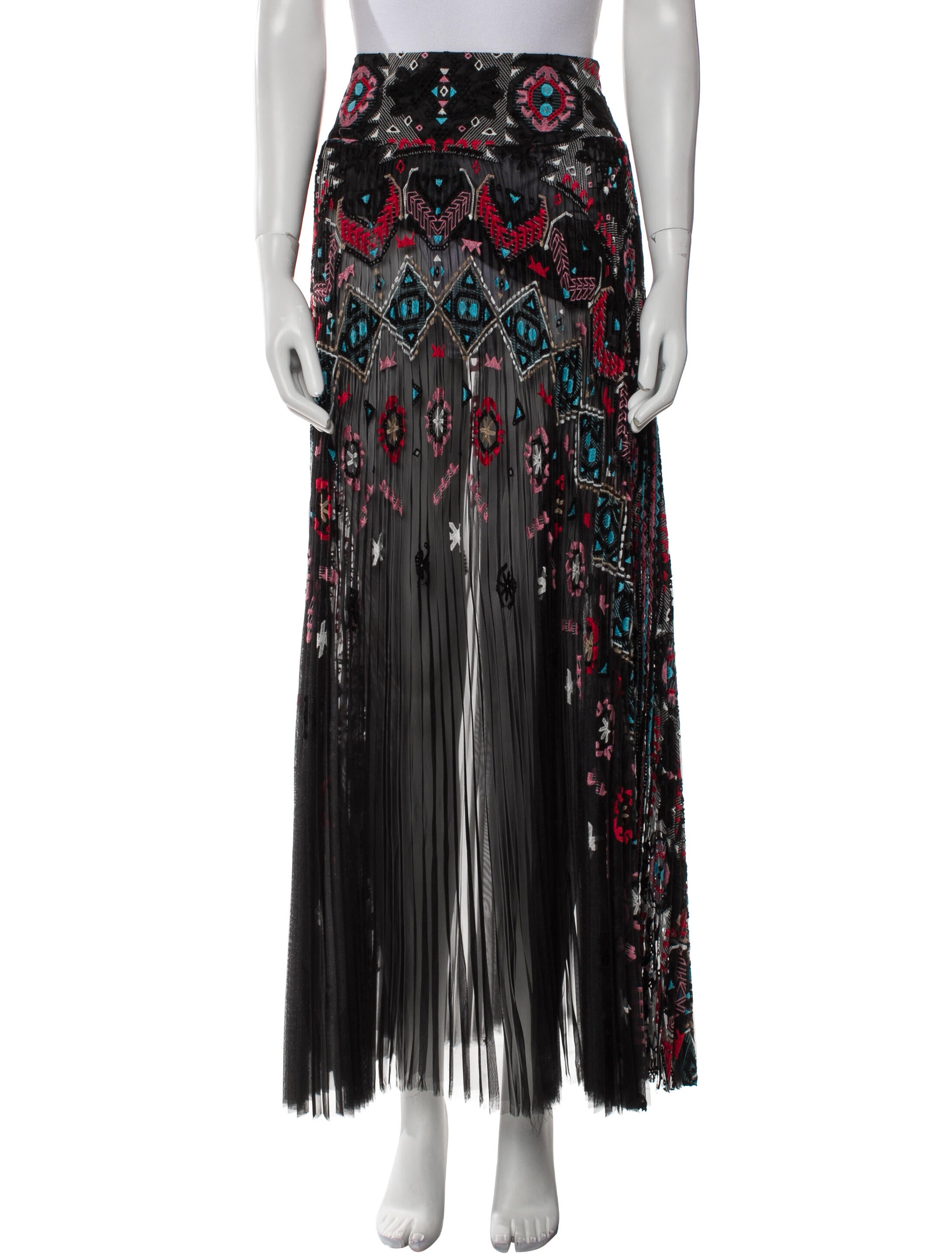 Ermanno Scervino Printed Long Skirt
