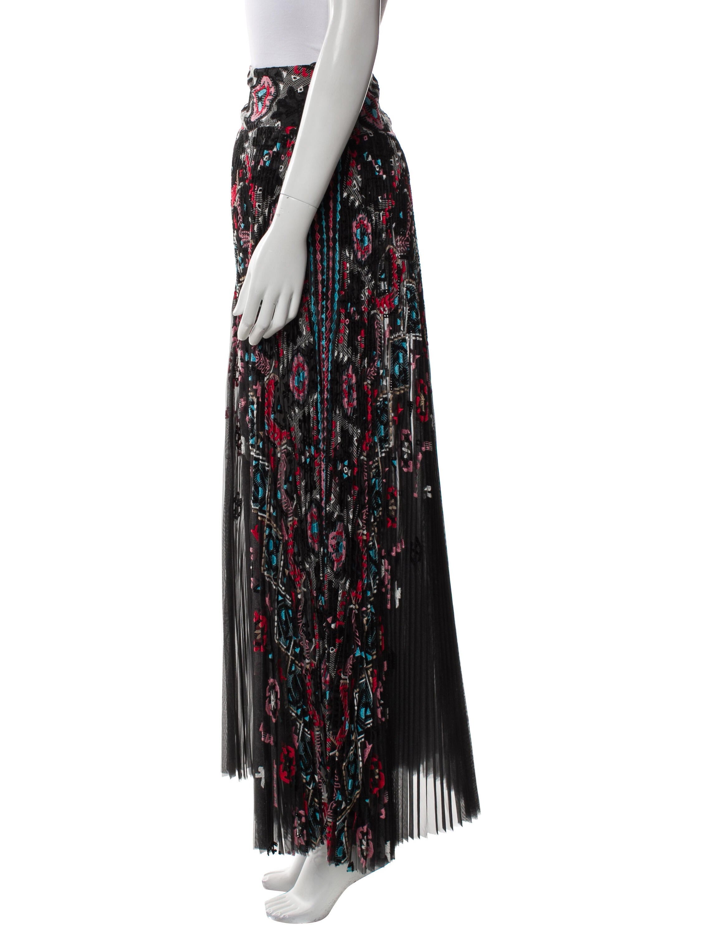 Ermanno Scervino Printed Long Skirt