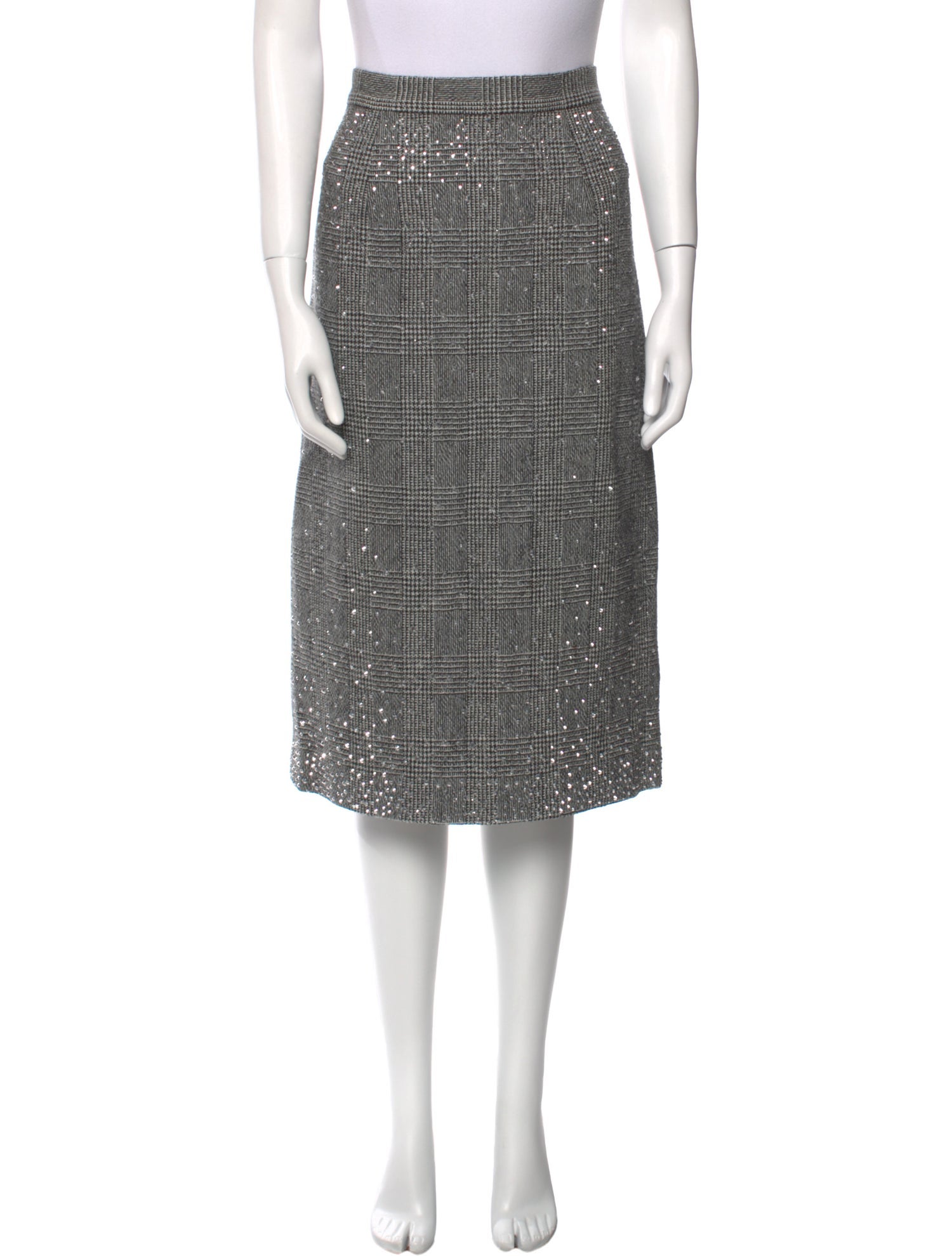 Ermanno Scervino Linen Knee-Length Skirt