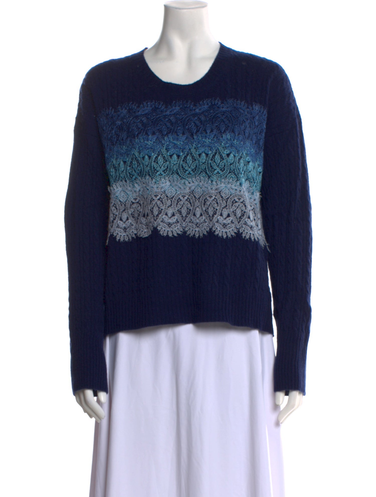 Ermanno Scervino Cashmere Striped Sweater