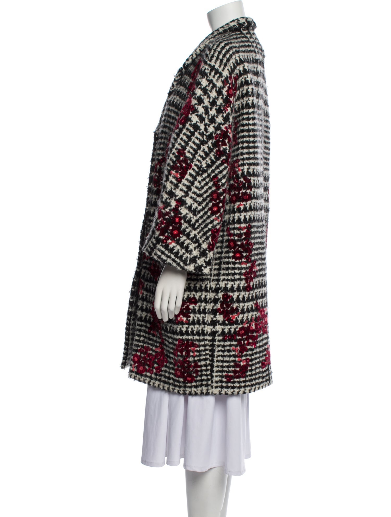 Ermanno Scervino Plaid Print Coat