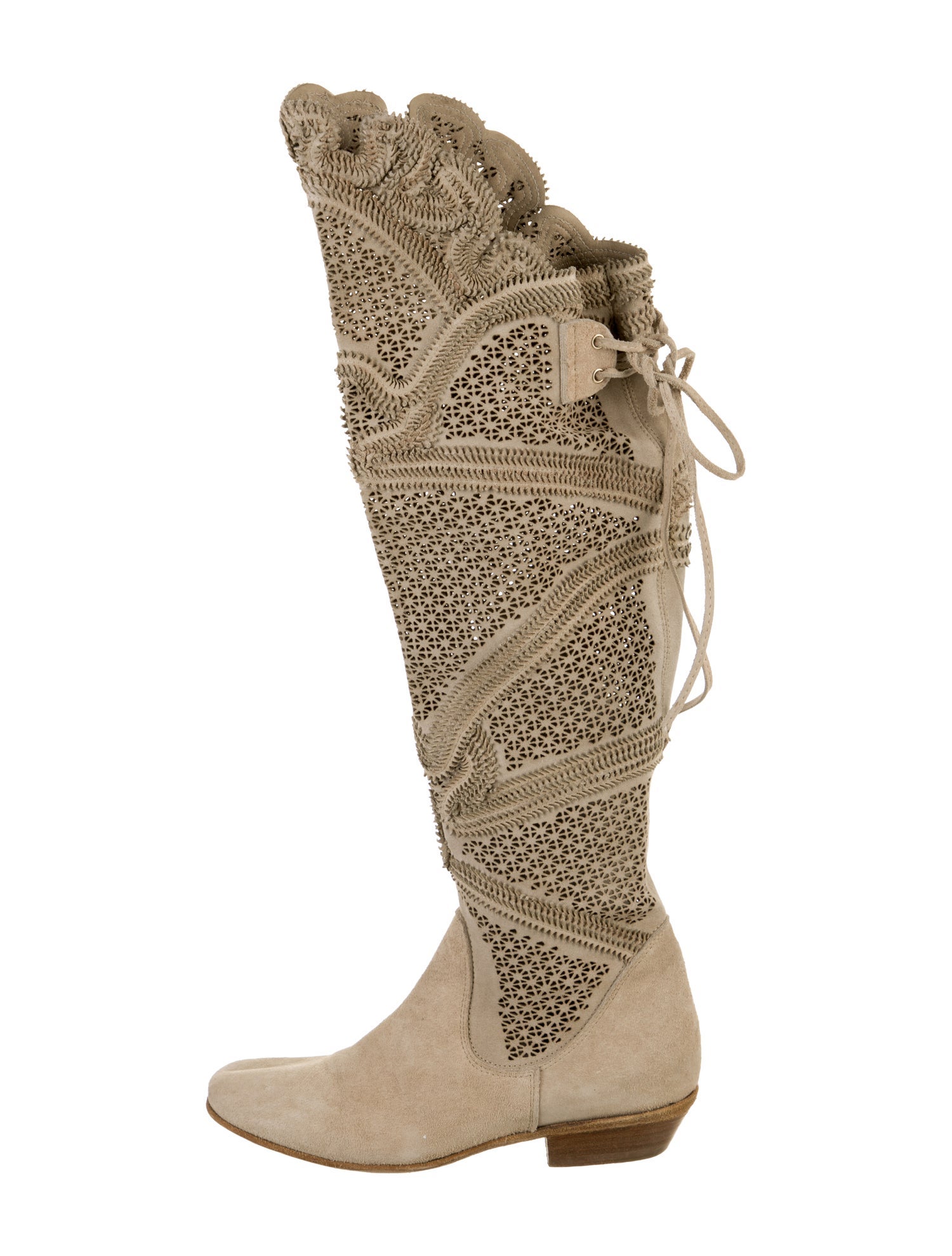 Ermanno Scervino Suede Boots