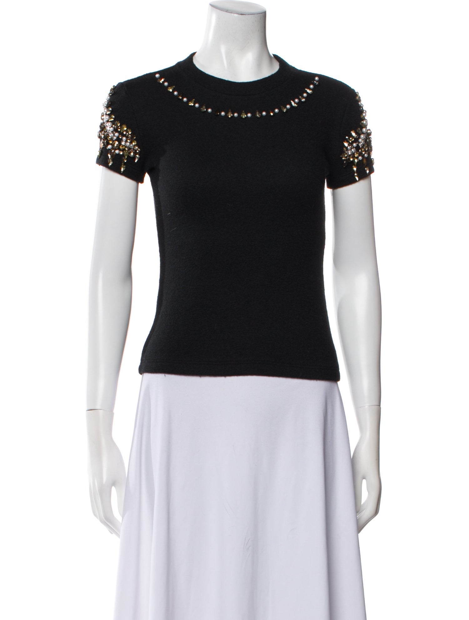 Ermanno Scervino Crew Neck Short Sleeve T-Shirt