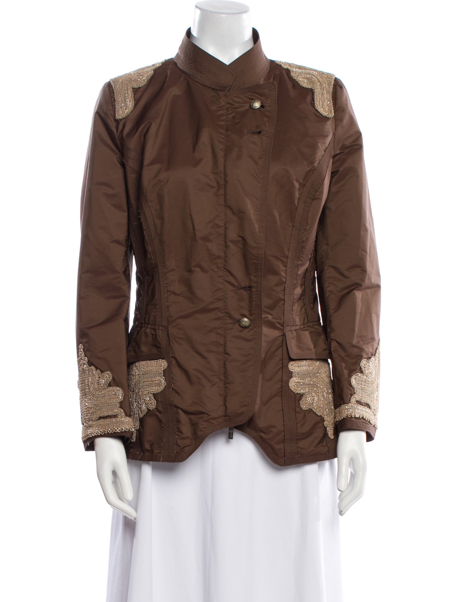 Ermanno Scervino Graphic Print Utility Jacket