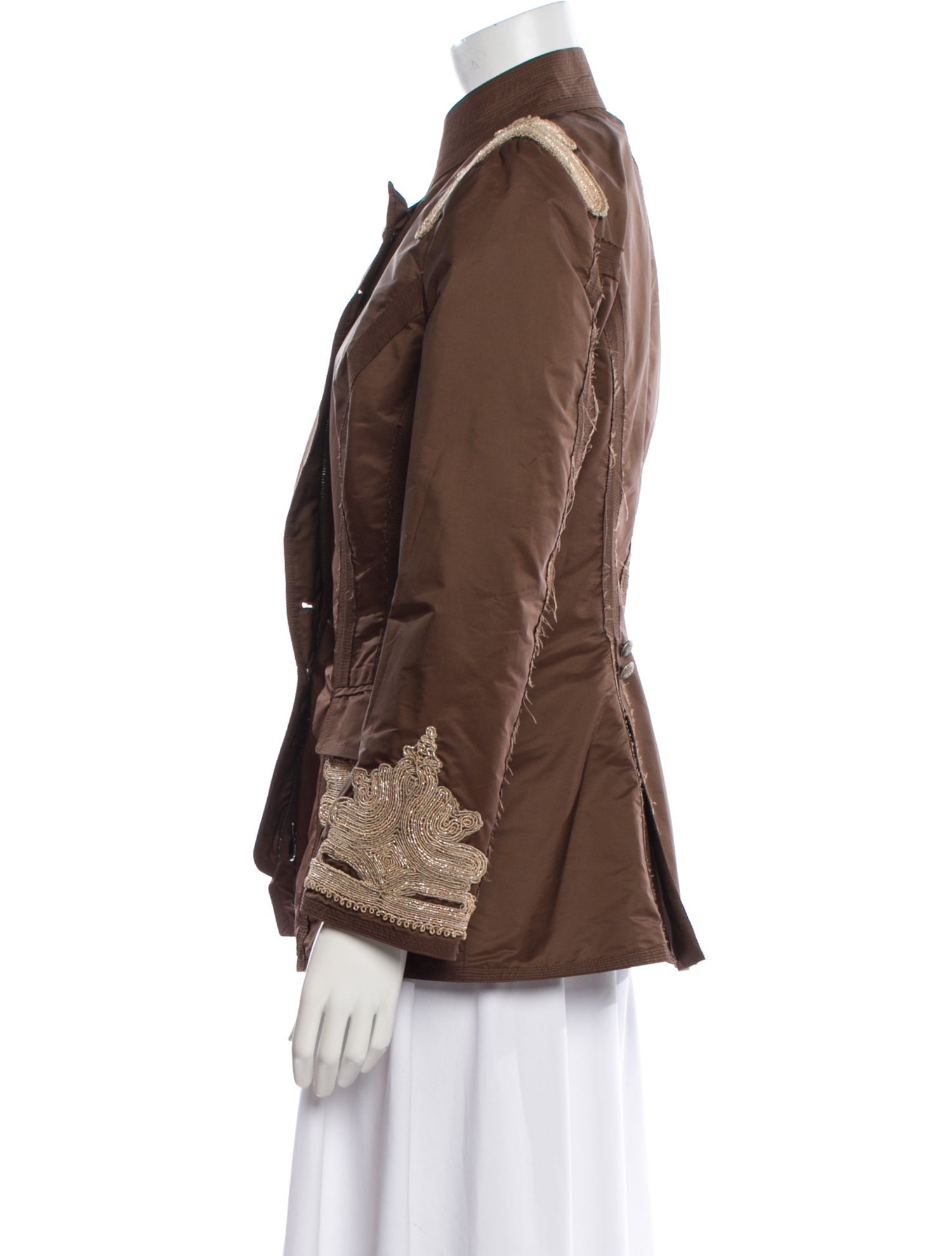 Ermanno Scervino Graphic Print Utility Jacket