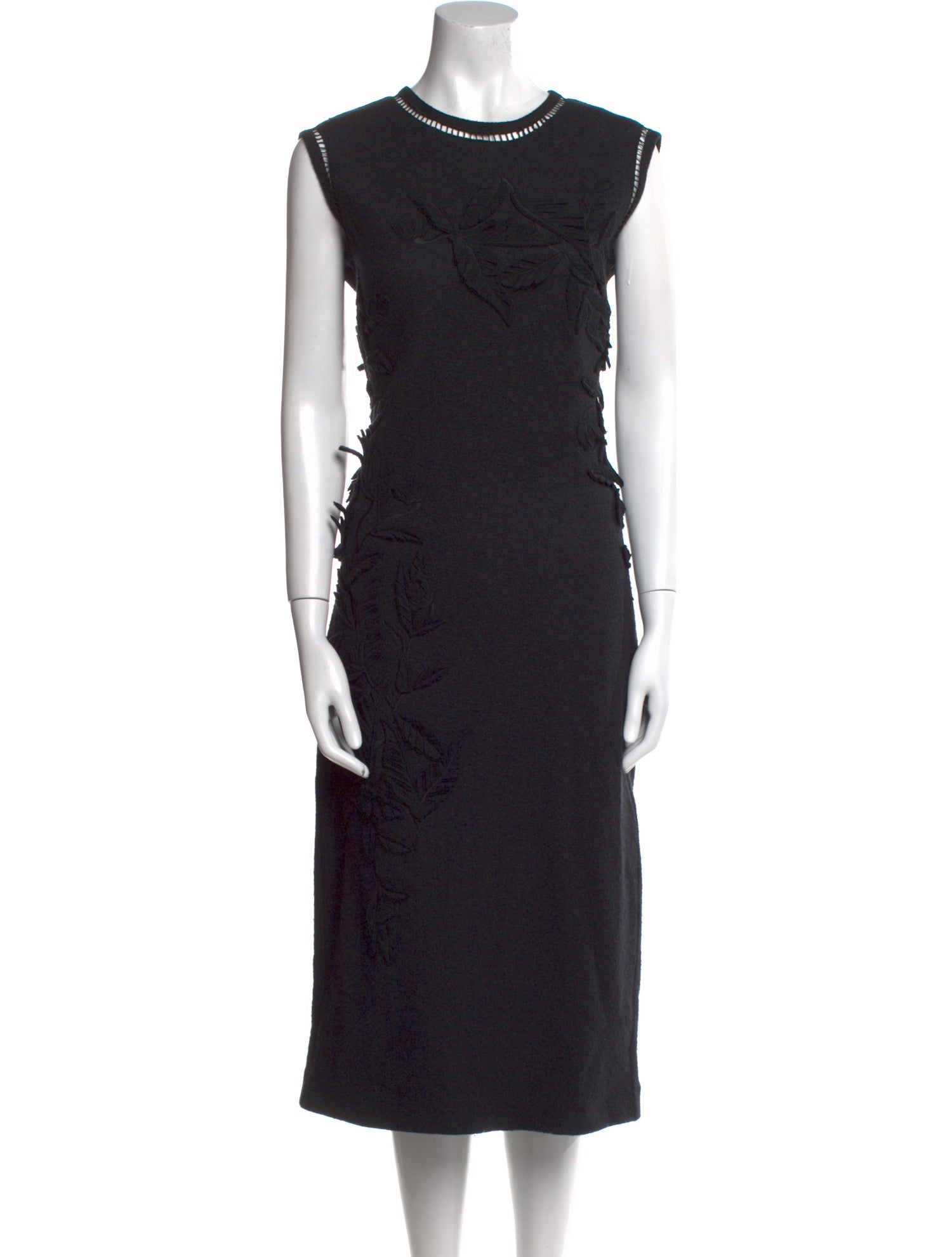 Ermanno Scervino Wool Midi Length Dress
