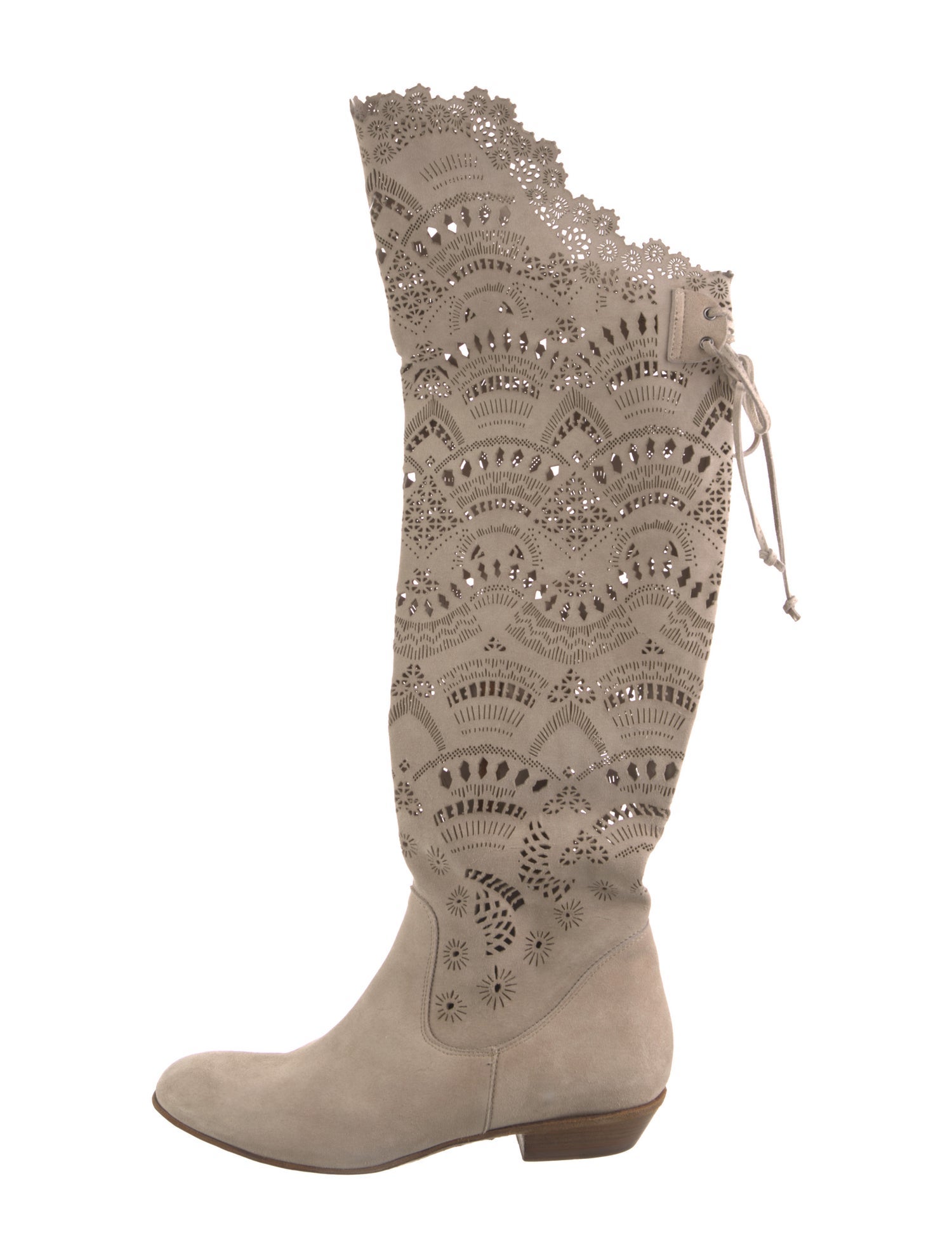 Ermanno Scervino Suede Riding Boots