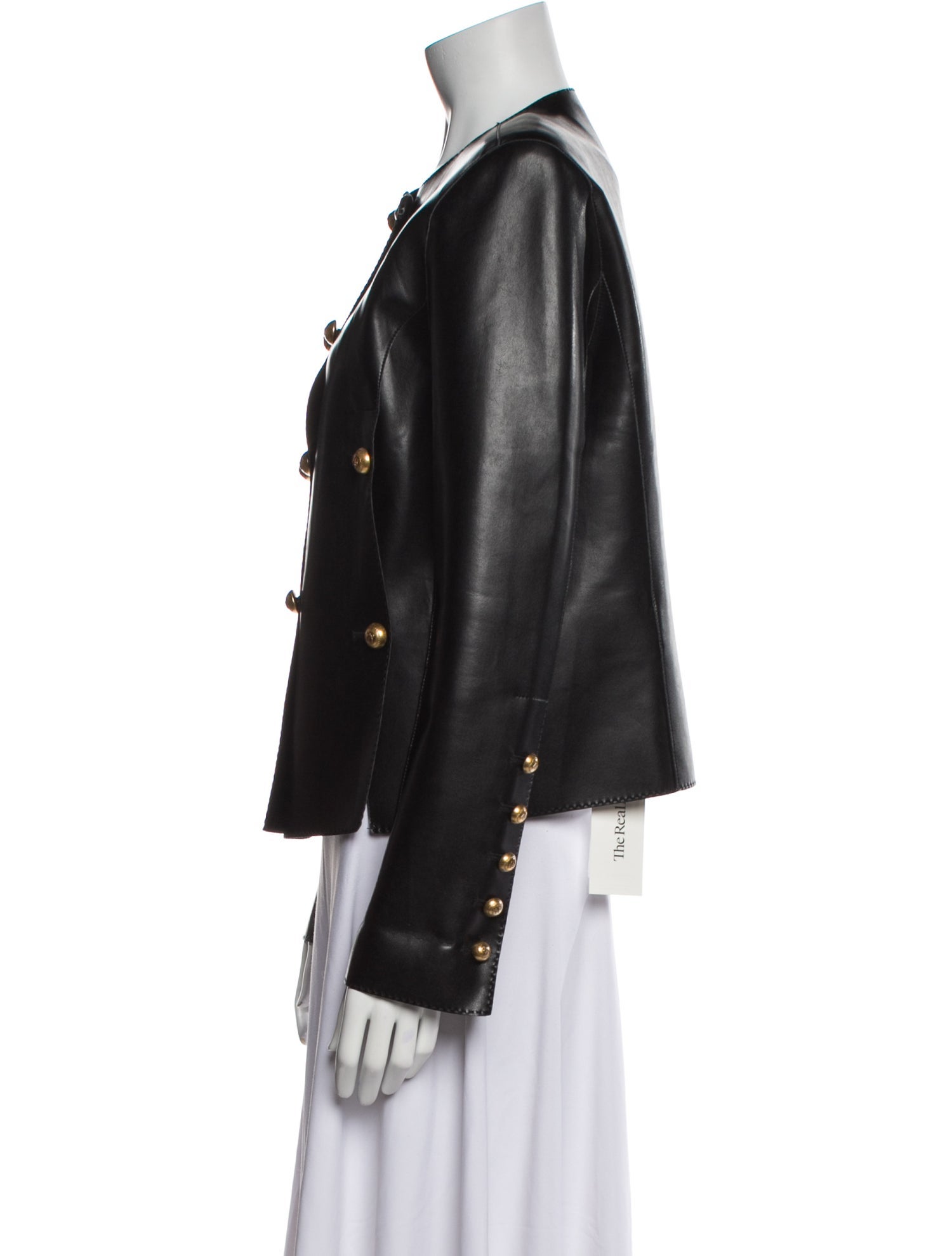 Ermanno Scervino Leather Evening Jacket