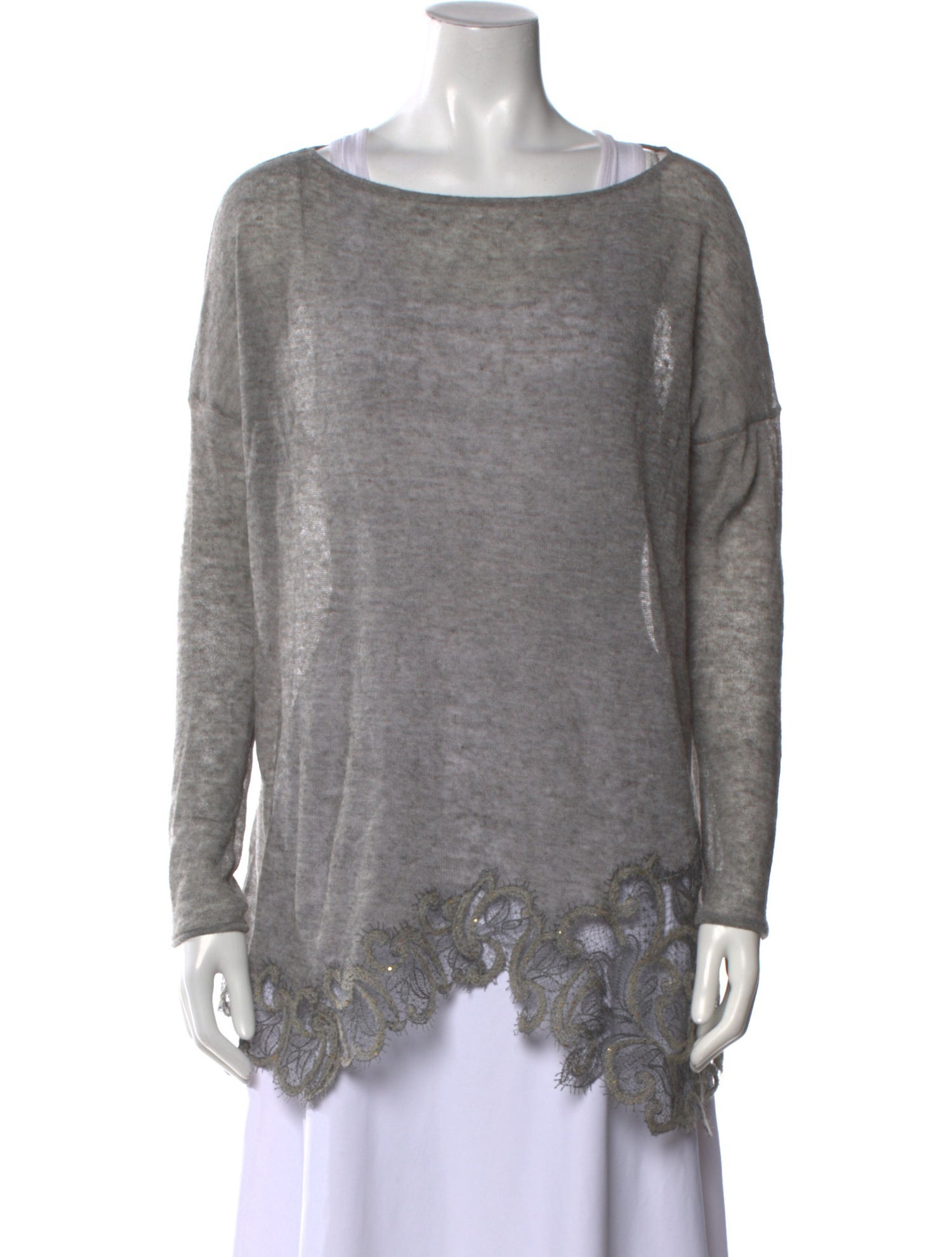 Ermanno Scervino Bateau Neckline Sweater