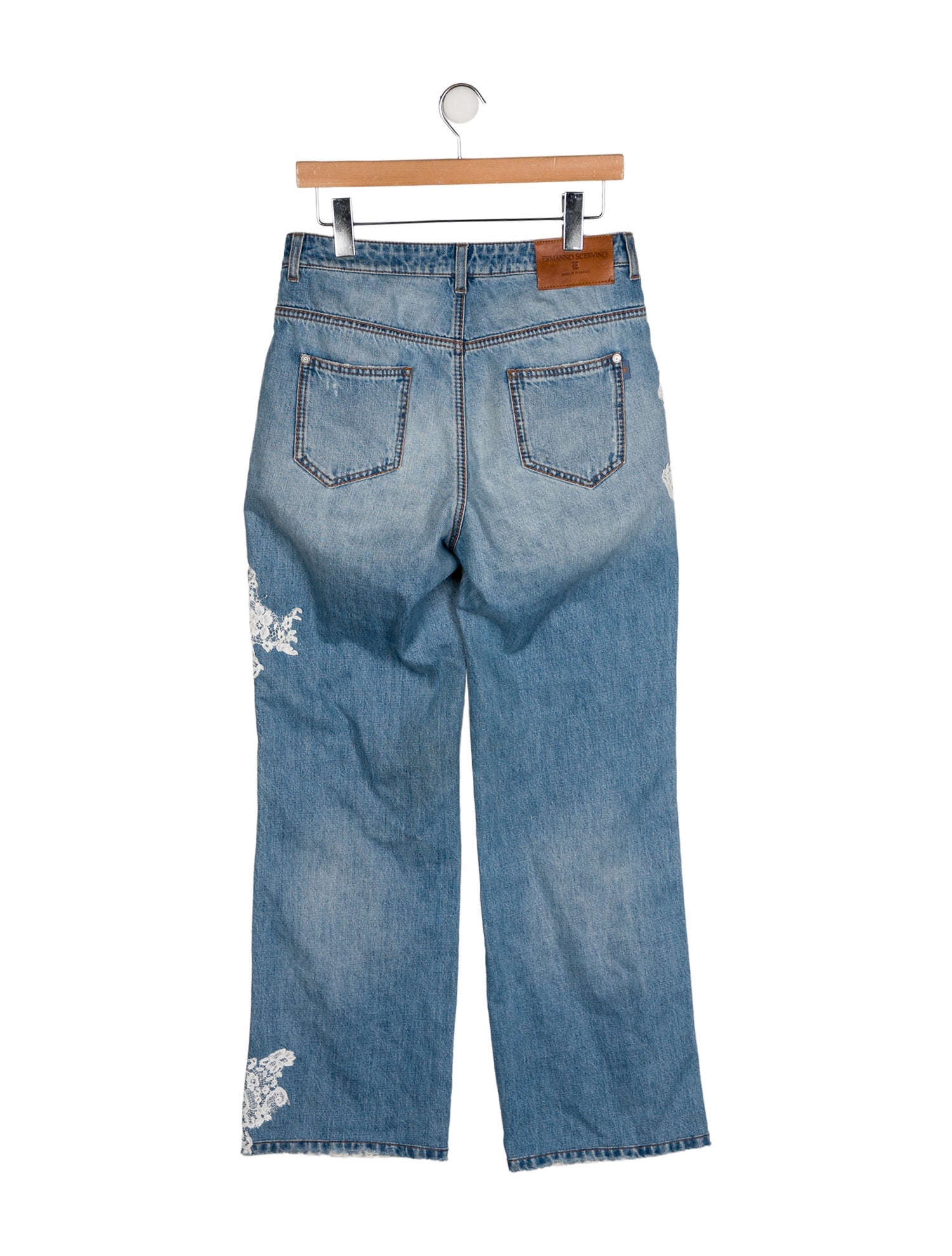 Ermanno Scervino High-Rise Wide Leg Jeans