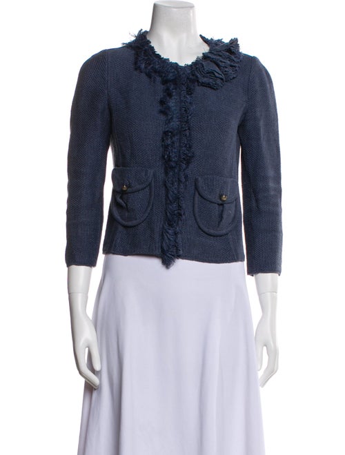 Ermanno Scervino Hemp Tweed Pattern Evening Jacket