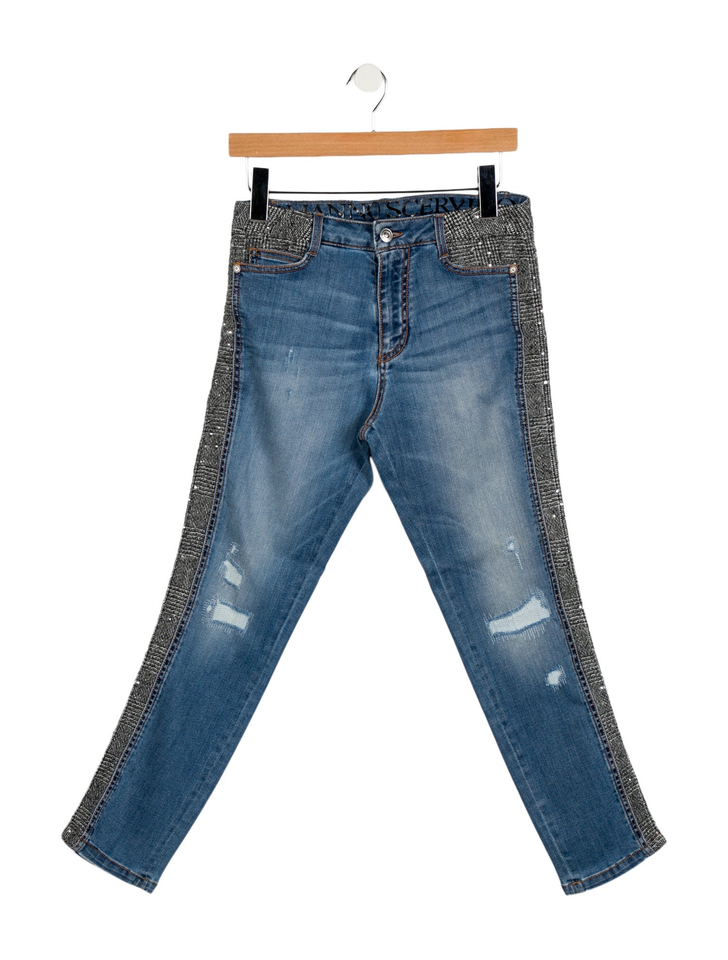 Ermanno Scervino Mid-Rise Skinny Leg Jeans