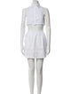 Ermanno Scervino Lace Pattern Eyelet Trim Skirt Set