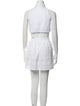 Ermanno Scervino Lace Pattern Eyelet Trim Skirt Set