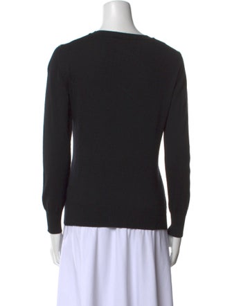 Ermanno Scervino Virgin Wool Lace Pattern Sweatshirt