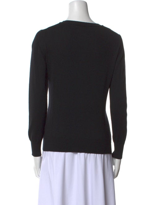 Ermanno Scervino Virgin Wool Lace Pattern Sweatshirt