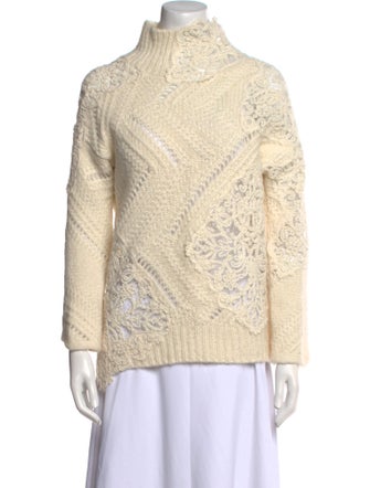 Ermanno Scervino Alpaca Mock Neck Sweater