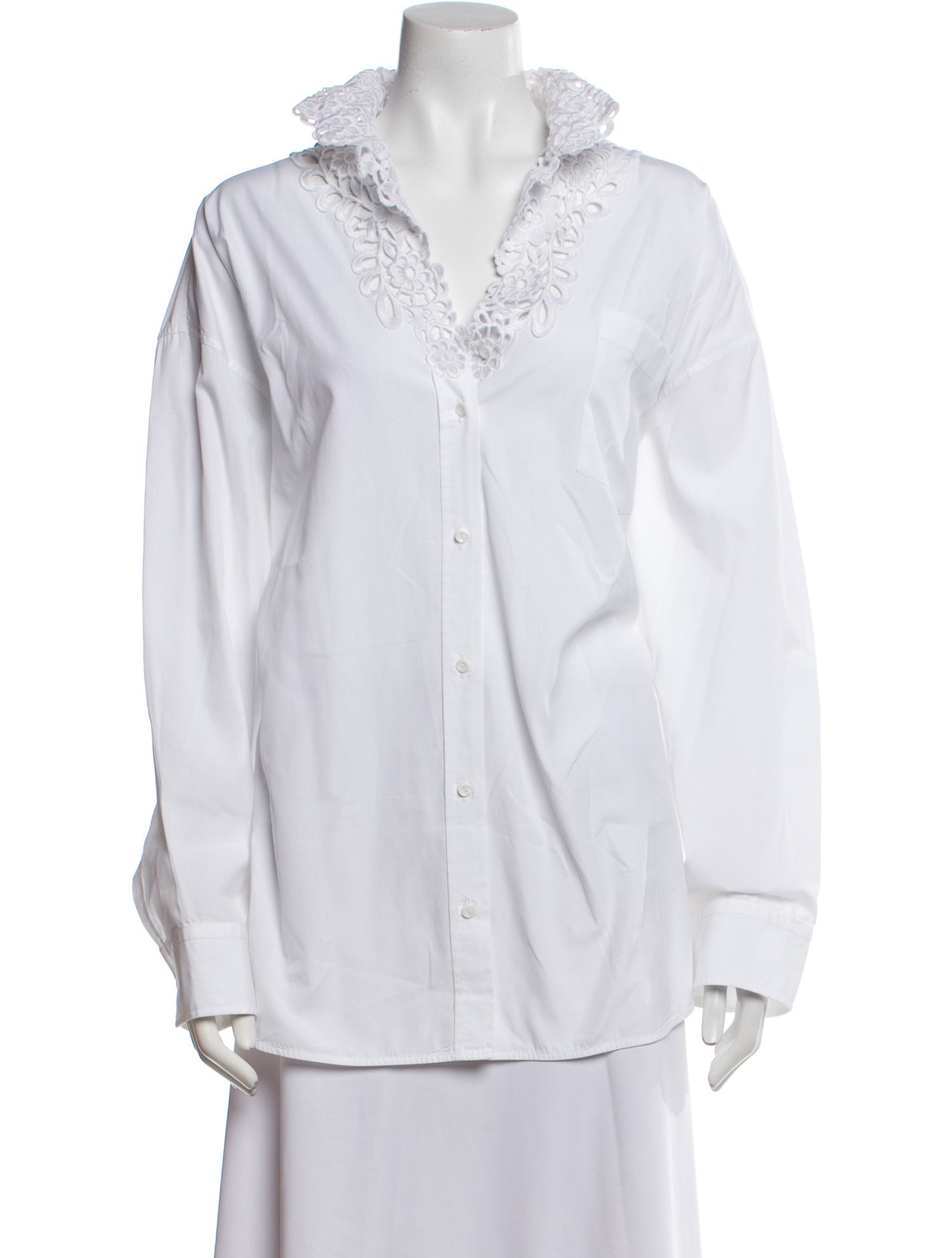 Ermanno Scervino V-Neck Long Sleeve Tunic