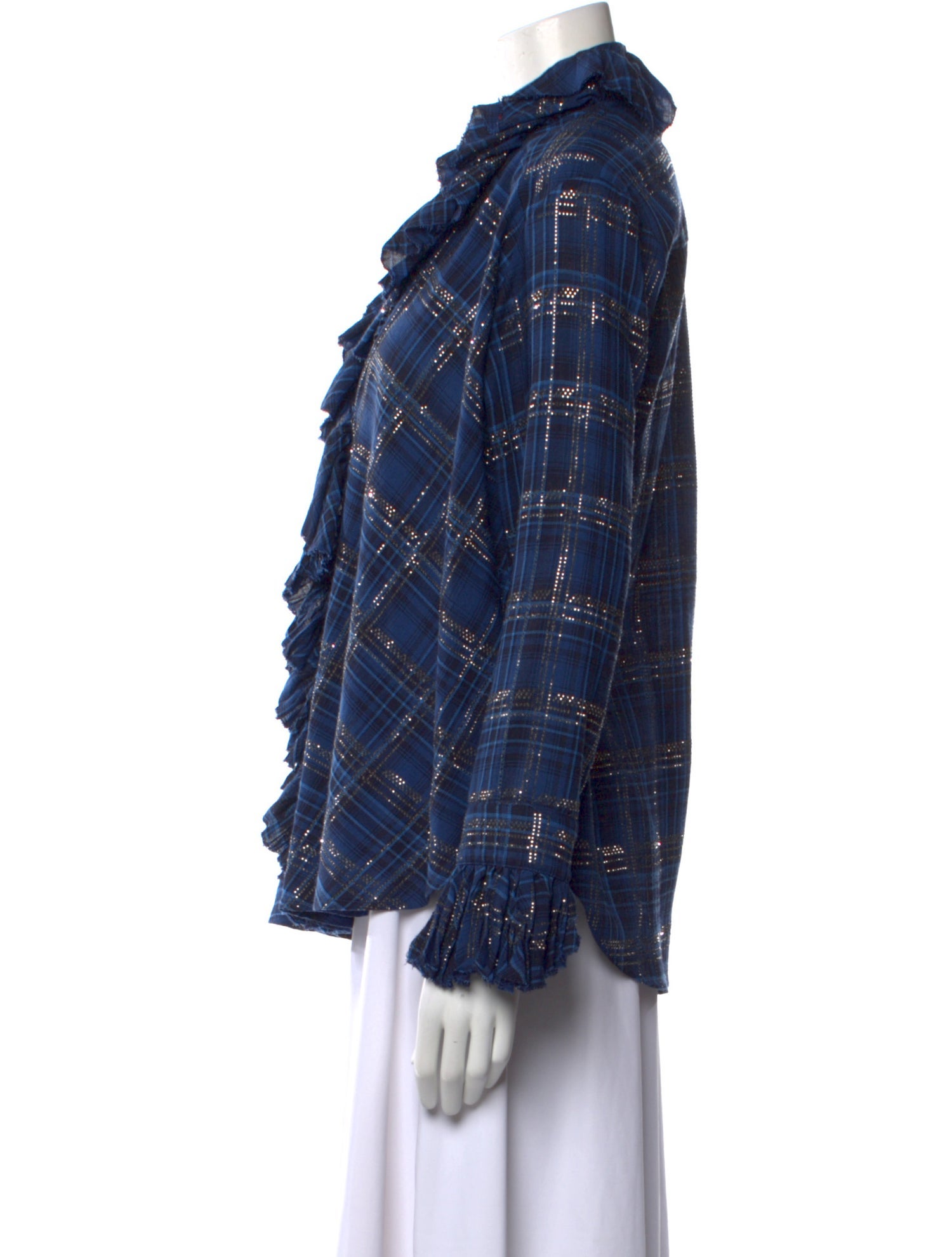 Ermanno Scervino Virgin Wool Printed Blouse