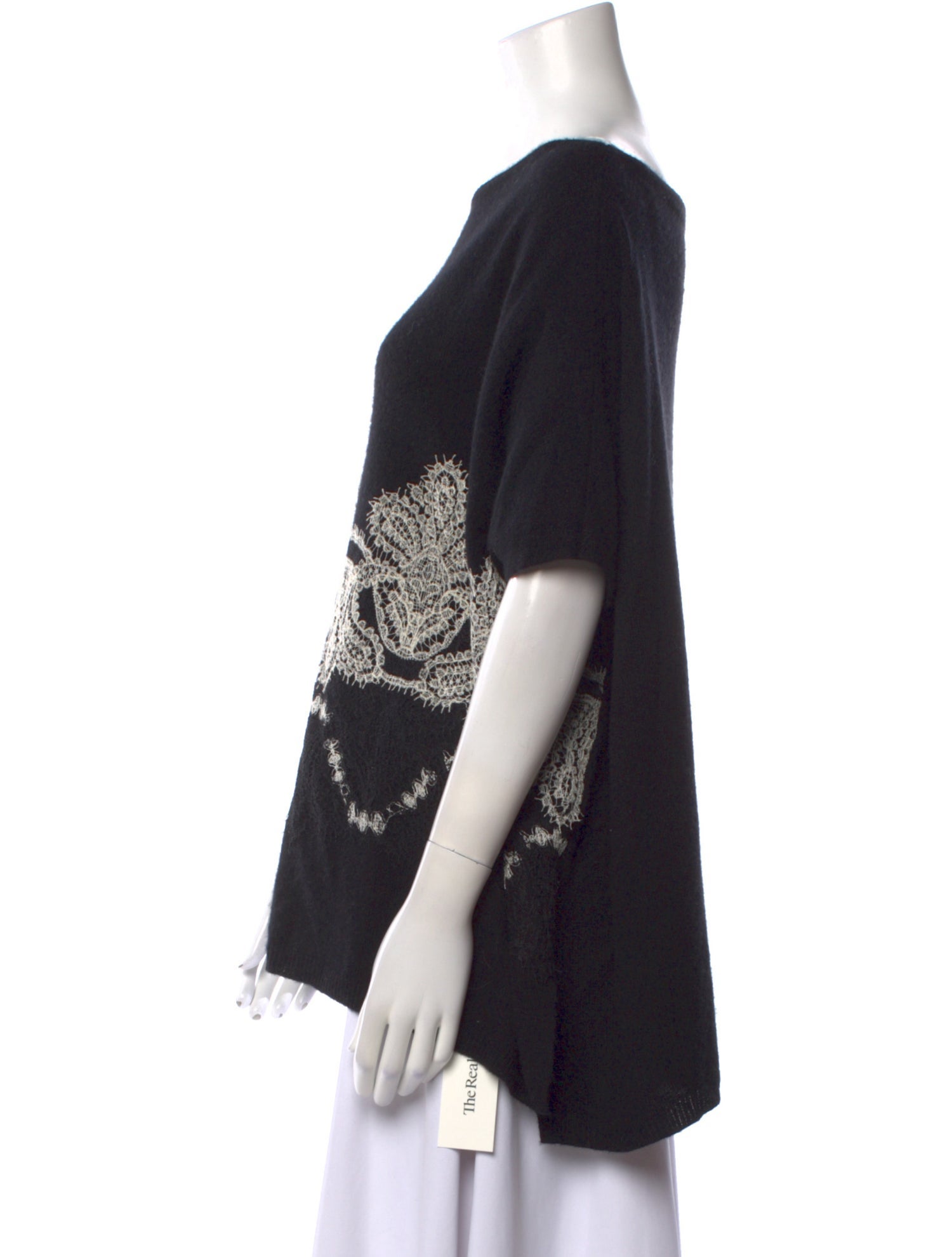 Ermanno Scervino Cashmere Printed Sweater