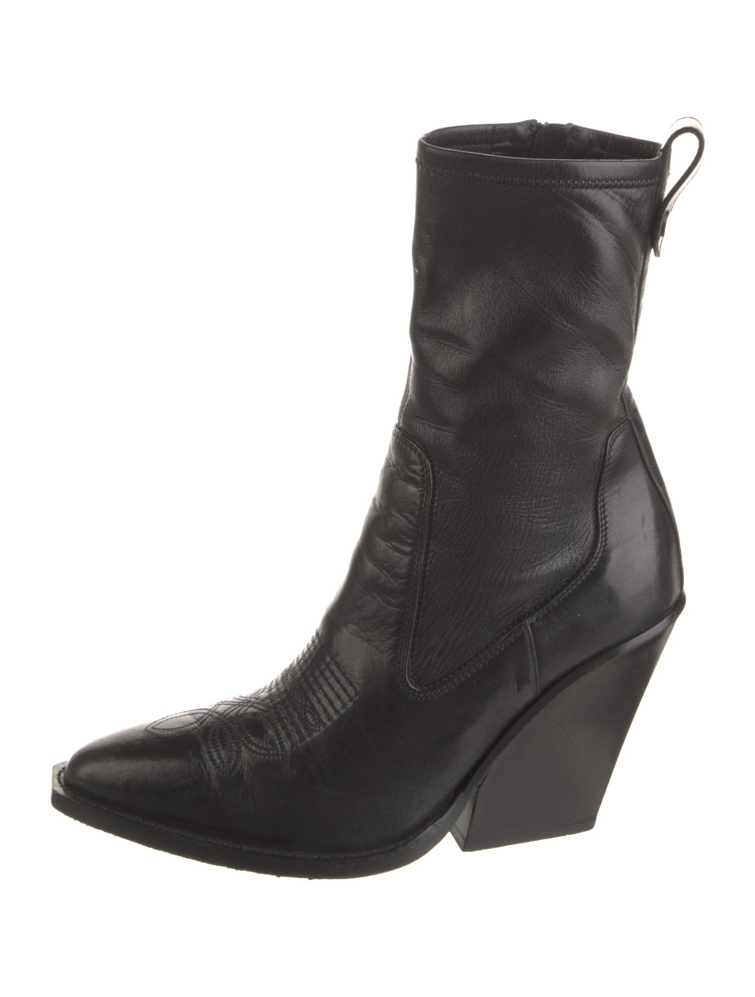 Ermanno Scervino Leather Sock Boots