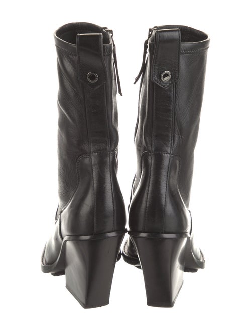 Ermanno Scervino Leather Sock Boots