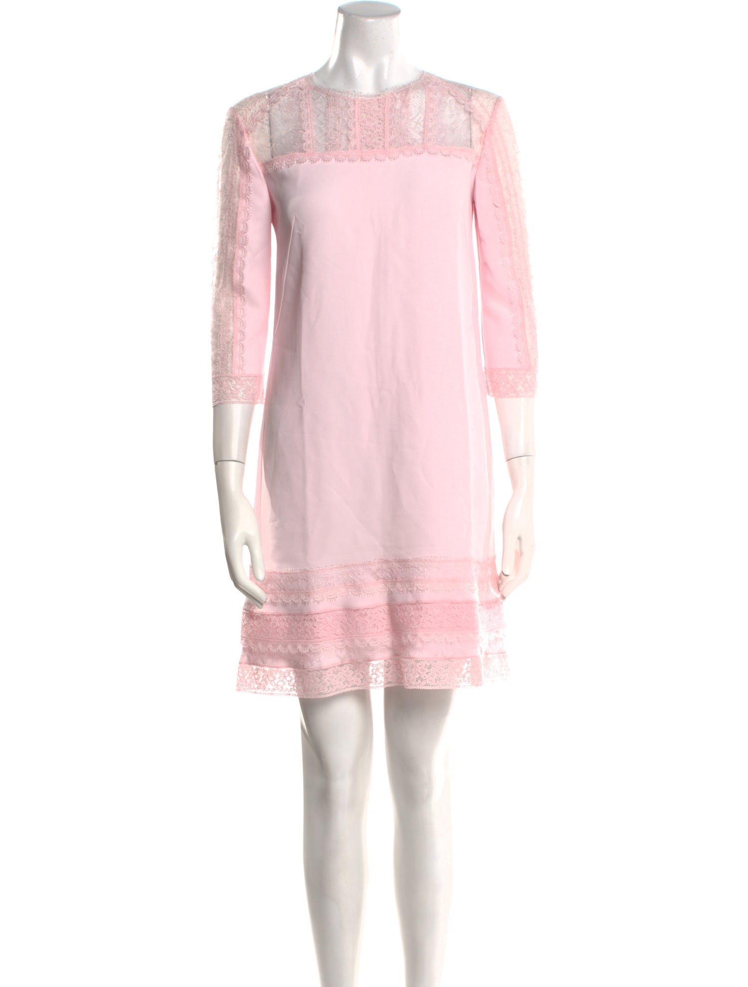 Ermanno Scervino Crew Neck Mini Dress w/ Tags