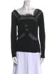 Ermanno Scervino Square Neckline Sweater