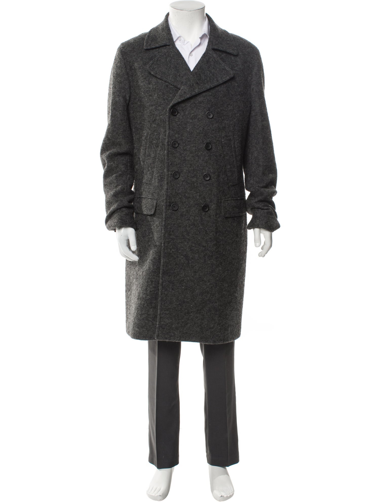 Ermanno Scervino Wool Overcoat
