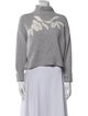 Ermanno Scervino Printed Turtleneck Sweater