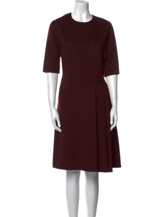 Ermanno Scervino Angora Midi Length Dress