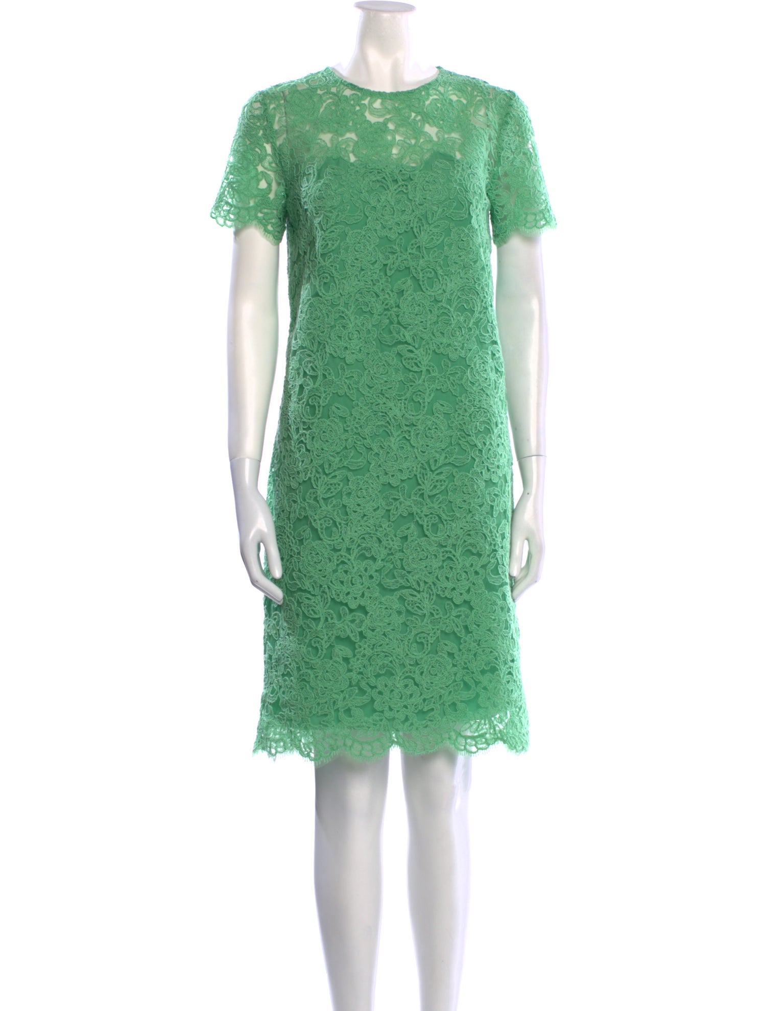 Ermanno Scervino Lace Pattern Knee-Length Dress
